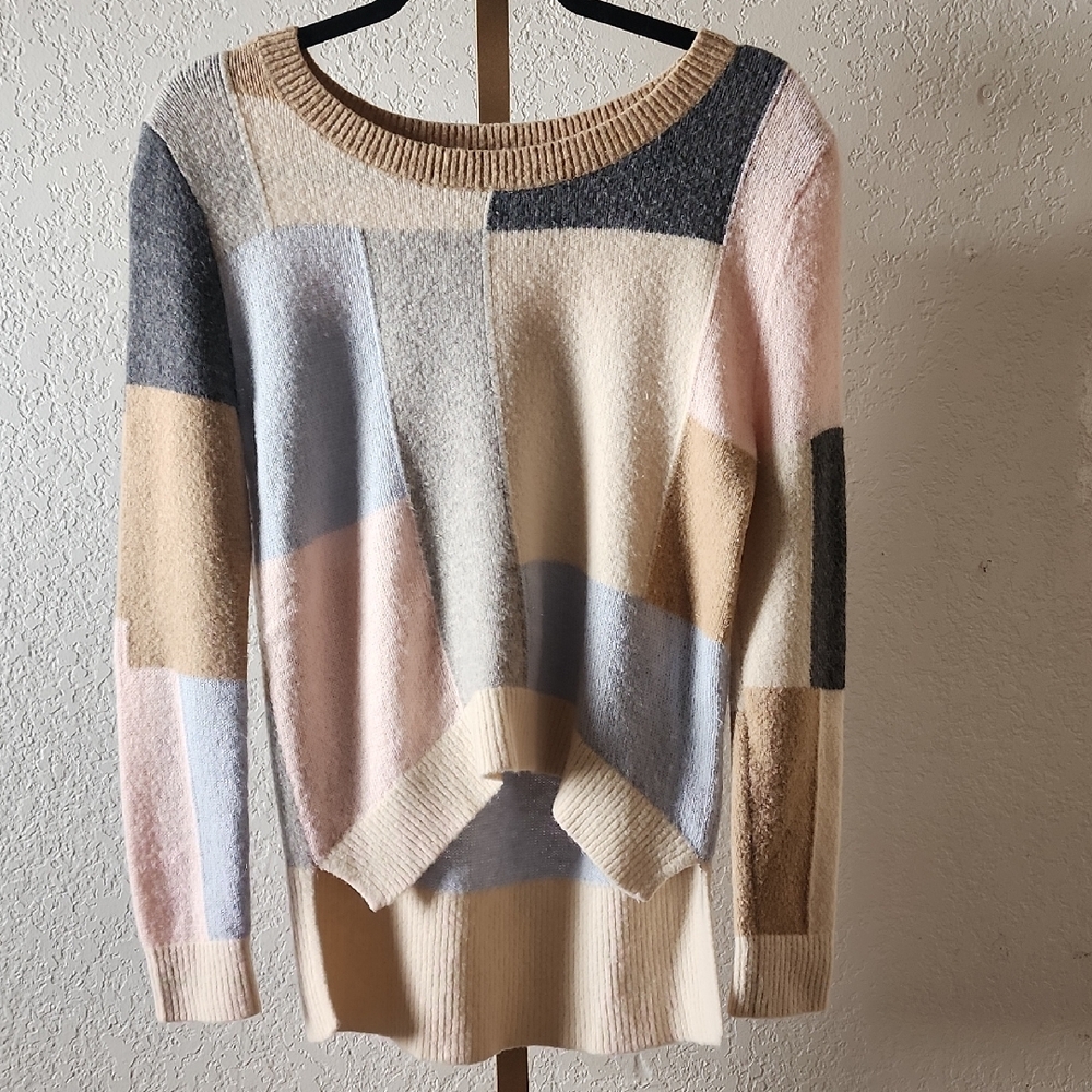 Adam Lippes Multicolor Patchwork Sweater - image 1